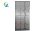 Multiple Steel Office Lockers Cabinet Customized Color 18 Door