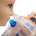 Emergency CPR Resuscitation Face Breathing Mask with One-way Valve Mouth to