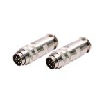 Copper PA66 Rigoal M16 Metal Field Connector 5a-7a Straight