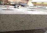 Remolding White Quartz Prefab Kitchen Countertops Beautiful Appearance