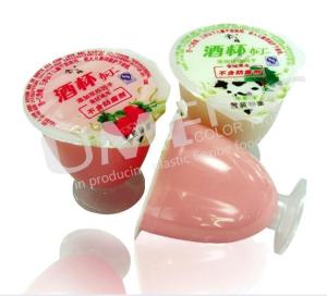 Wholesale Food grade plastic cup sealing roll film for coffee/ice cream/jelly/yogurt/juice from china suppliers