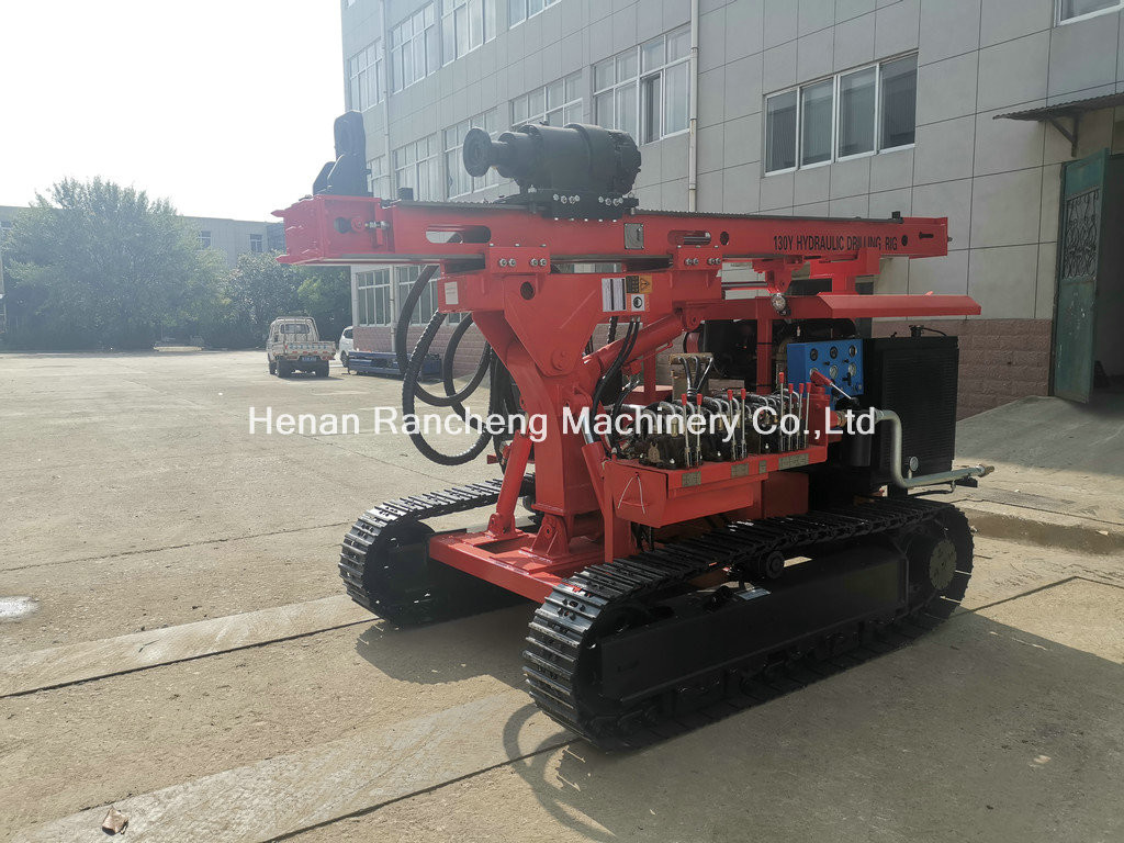 20 - 120m Depth Hydraulic Solar Pile Driver 56KW Power 2000mm Once Promotion