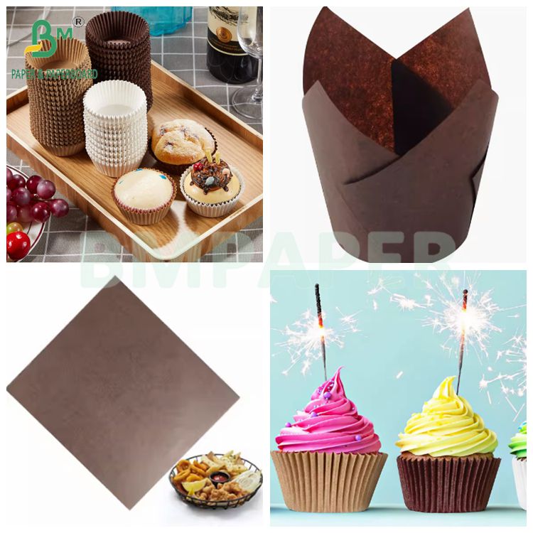 Smooth Greaseproof 40gsm 80gsm Brown Cooking Paper Sheet Kit 6 Kit 7