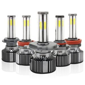 Wholesale COB 6 Sides 360 Degree LED N6 Car Headlights Bulbs H1 H3 H4 H7 9005 9006 from china suppliers