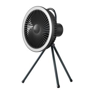 Wholesale Rechargeable Portable Camping Fan 7800mAh Battery Tripod Stand Fan With Led Light from china suppliers
