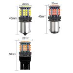 Aluminum Alloy LED Turn Signals Indicators 3030 39 SMD 12v 1156 BA15S 1157