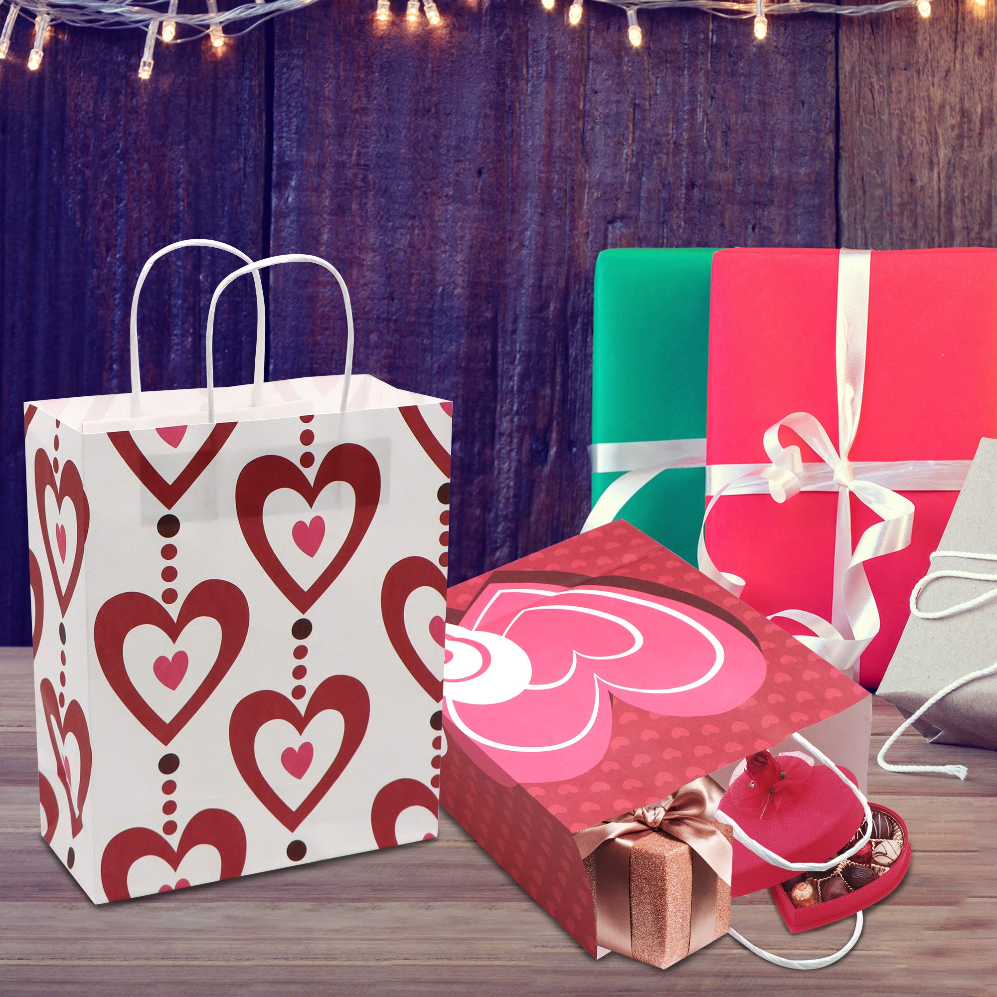 Custom Logo Decorative Handmade Small Kraft Paper Gift Shopping Bags For Grocery