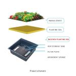 Outdoor Plant Container Roof Plastic Garden System Planter for Decorative Flower