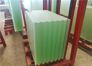 Wholesale Patterned Solar PV Glass , Ultra White Low Iron Toughened Glass 91.7% Transmittance from china suppliers