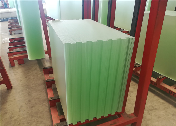 Mistlite Patterned Tempered Glass , Ultra Clear Low Iron Toughened Glass