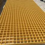 38*38*30mm Offshore Heavy Duty Grating GRP FRP Walkway Plastic Grating