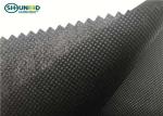 Black Non Woven Polypropylene Fabric / Spunbond Polypropylene Fabric 50gsm