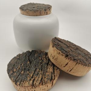 Wholesale Premium Quality Customized Size Ceramic Bottle Cork Bark Lids from china suppliers