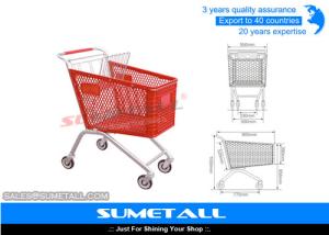 Wholesale Supermarket Plastic Shopping Trolley On Wheels from china suppliers