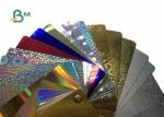 375gsm Laser Cardboard Paper Roll / Laminaied Metalized Paper Board For