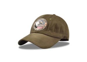 Wholesale 6 Panel Army Green Fitted Baseball Caps , Light Weight Cool Polo Baseball Cap from china suppliers