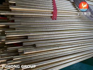 Wholesale Copper Nickel Alloy Low Fin Tube , ASTM B111 C71640 , Cu70Ni30 from china suppliers