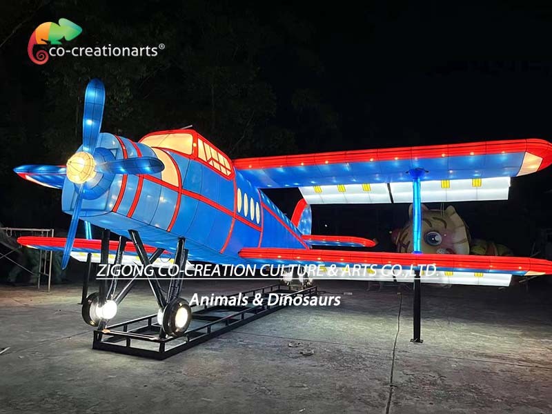 2 meters Plane Amusement Park Ride Equipment