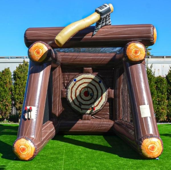 nflatable Axe Throwing Game Outdoor Fun Inflatable shooting darts for Kids and
