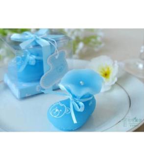 Wholesale New creative promotion gift product wedding gift festival baby shoes party candle from china suppliers