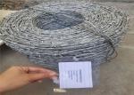 High Tensile Stainless Steel Barbed Wire 14 Gauge For Prison Safety Fencing