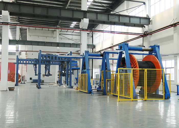 Power Cable Take Up Machines Single Reel Portal Type