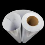 White High Gloss Exterior Removable Self Adhesive Vinyl Exhaust Groove Film 130G
