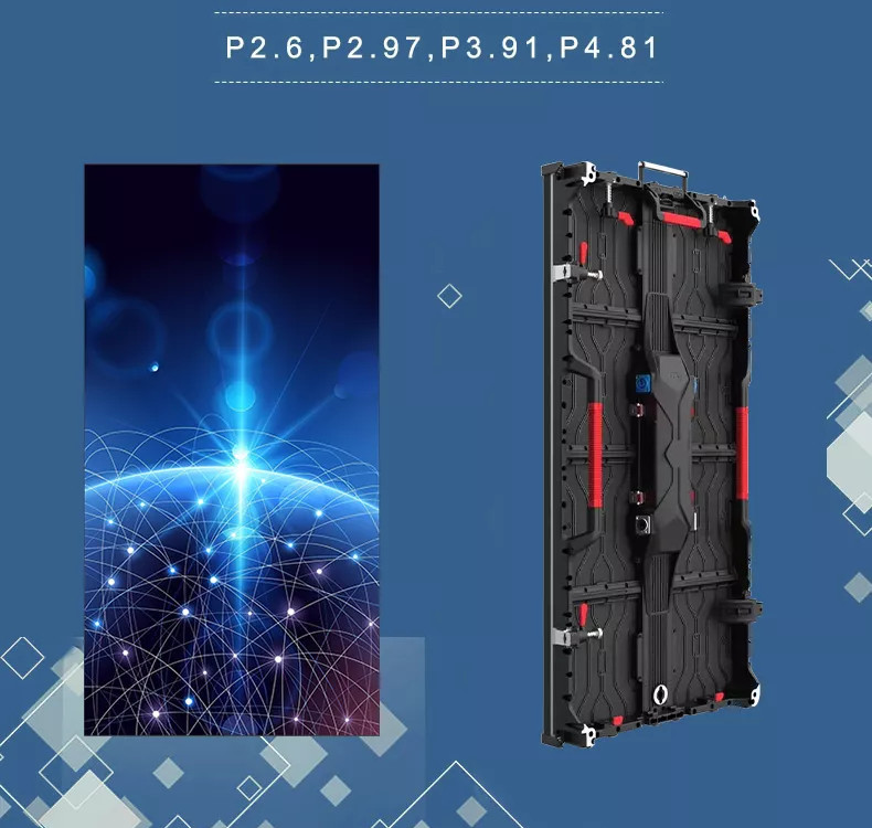 P2.6 P3.91 P4.81 Background HD Led Display Rental For Stage Concert 3840hz