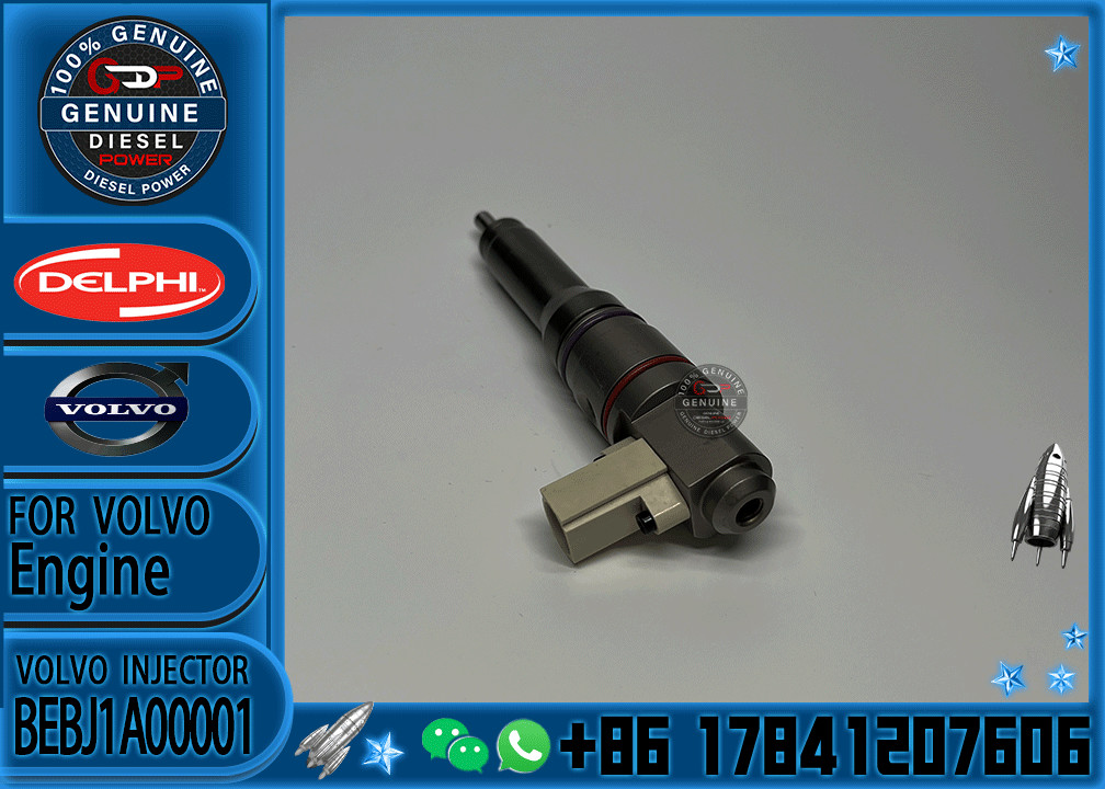 Hot Selling New Common Rail Injector BEBJ1A00001 BEBJ1A00101 BEBJ1A00201 BEBJ1A05001 for DAF CF85/XF105 12.9 d
