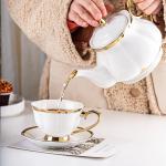 Cup Tea Set Of 6 Ceramic English Coffee Tea Sugar Container Set Arabic Teapot