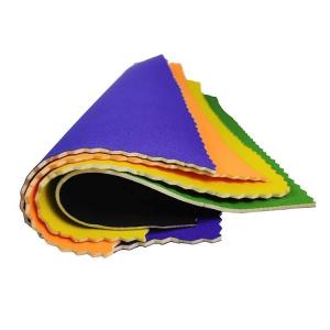 Wholesale Sports Diving 1mm Elastic CR Neoprene Rubber Sheet Fabric Rolls For Shoes / Cloth from china suppliers