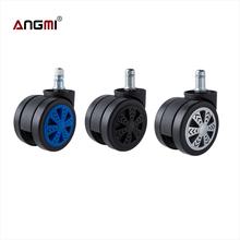 4 Inches Width Medical Caster Wheels Flat Plate Thread Stem Load Capacity 500