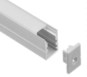 Wholesale 6063 Alloy LED Light Aluminium Profile 10 X 15m With Mpolycarbonate Covers from china suppliers