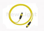 5 Meter 9 / 125 B Type MPO TO MPO Cable , 12 Core Single Mode Fiber Optic Cable