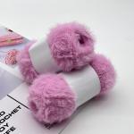100% Nylon Cozy And Fluffy Feather Yarn For Hand Knitting Scarf Shawl Gloves