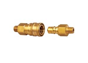 Wholesale Yellow Brass Quick Connector -20℃-120℃ Temperature Resistance from china suppliers