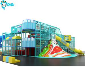 Wholesale Safety Commercial Athletic Plastic Double Slide Playground Equipment For Kids from china suppliers