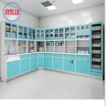 Hospital Clinic Full Steel Operation Room Disposal Cabinet Adjustable Shelves
