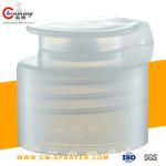 24-410 White Pp Plastic Ribbed Flip Top Caps For Toothpaste Tubes