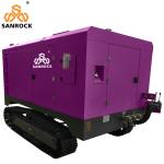 Steel Crawler Diesel Screw Air Compressor High Pressure Rotary Screw Air