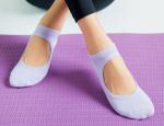 Lovely Design Breathable Women Yoga Pilates Socks / Cotton Ankle Socks
