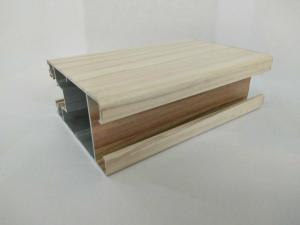 Wholesale Cream - Colored , Wood Finish Aluminium Profiles , Customized For Stand Display from china suppliers