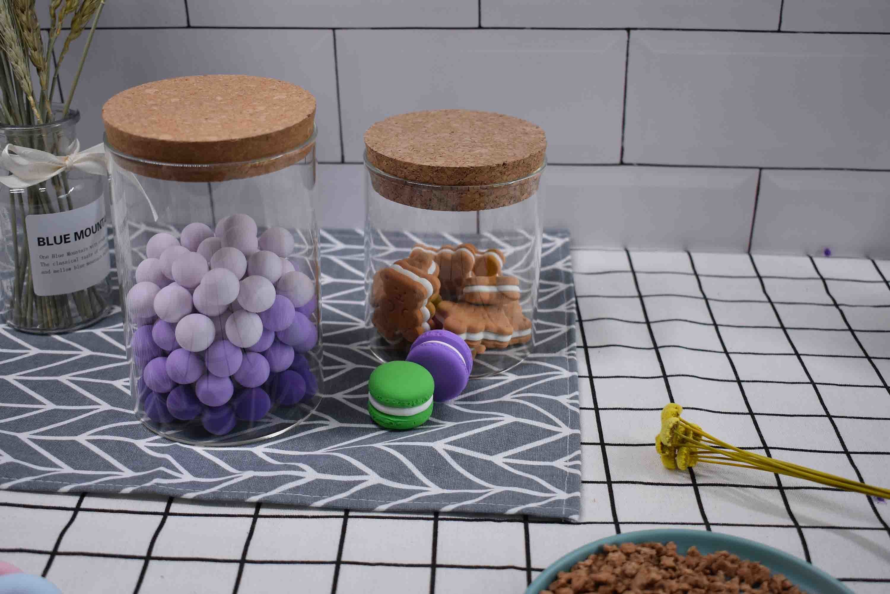 Moisture Proof DIY Natural Cork Lids Stoppers For Glass Bottles Heat Insulated