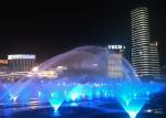 Exterior Musical Water Fountain With Led Lights Water Surface Application