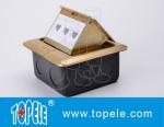 OEM Square Panel Copper / GFCI Receptacles Round Aluminum Aloy POP-up Type Floor