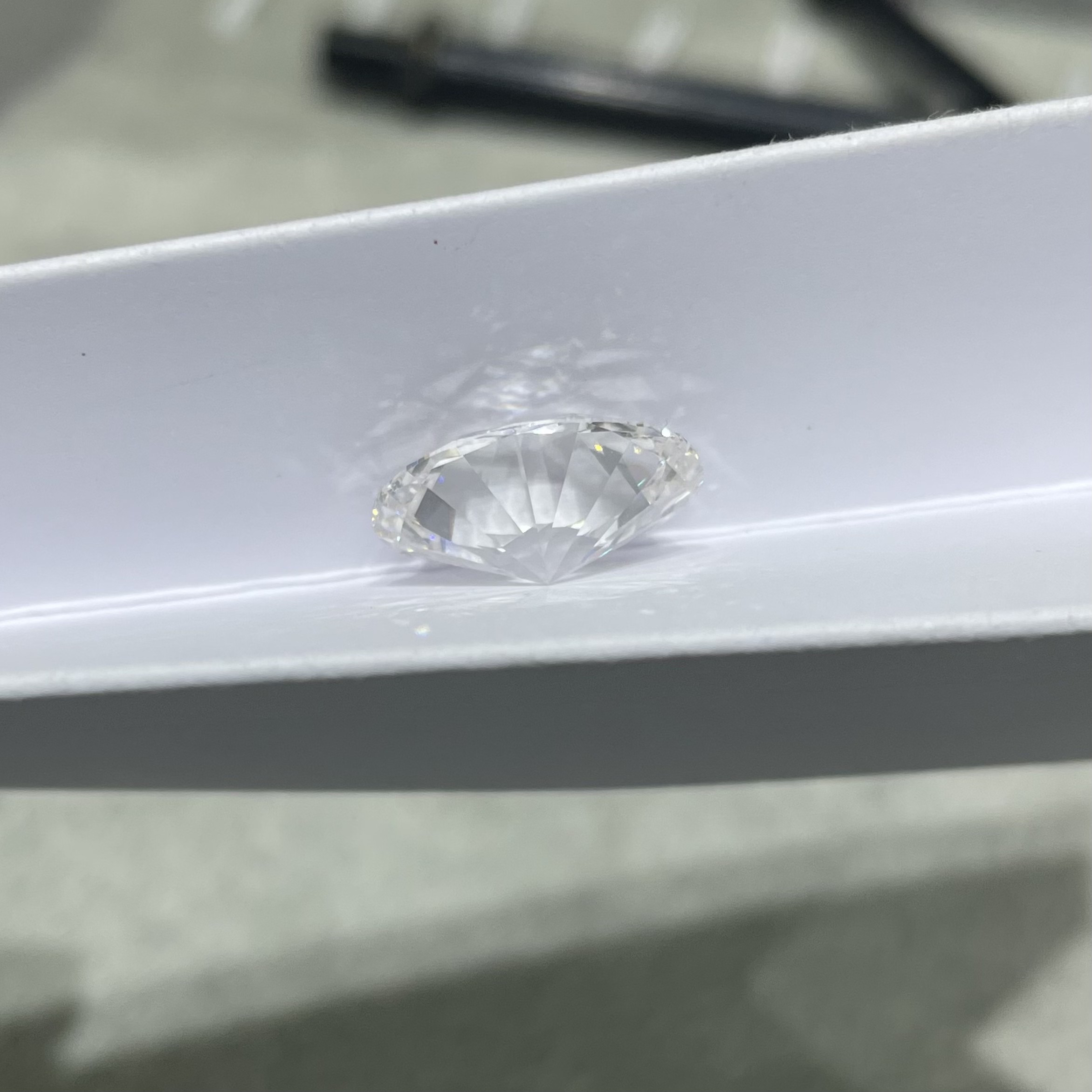 IGI Certified Lab Created White Diamonds Oval Brilliant Cut White DEF VS-VVS Clarity