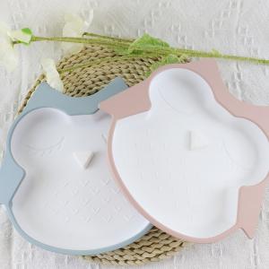Wholesale BPA Free Infant Silicone Feeding Plate Waterproof With Suction Bottom from china suppliers