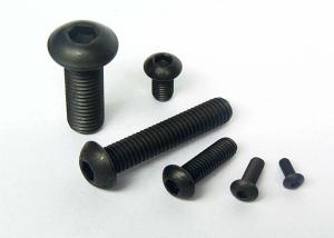 Wholesale ISO 7380 Carbon Steel Black Oxide Hexagon Socket Flat Round Head Screw with High Strength from china suppliers
