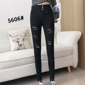 Wholesale S-5XL Custom Lady Skinny Denim Pants Slim High Waist Jeans from china suppliers