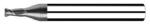 2mm-20mm Round Nose End Mill 3 Flute For Martensite , Austenite Material